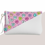 Picture of custom printed Vegan Leather Makeup Bag