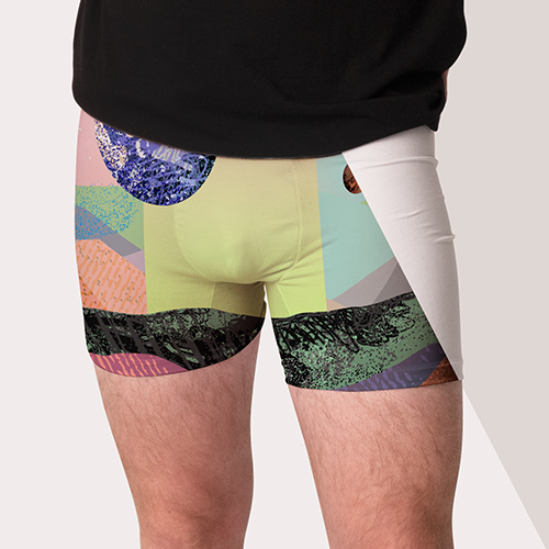 Picture of custom printed Boxer briefs