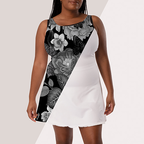 Picture of custom printed Flare Dress