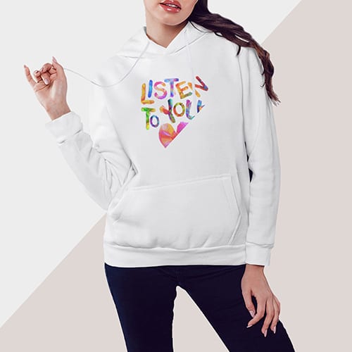 Picture of custom printed Classic Pullover Hoodie