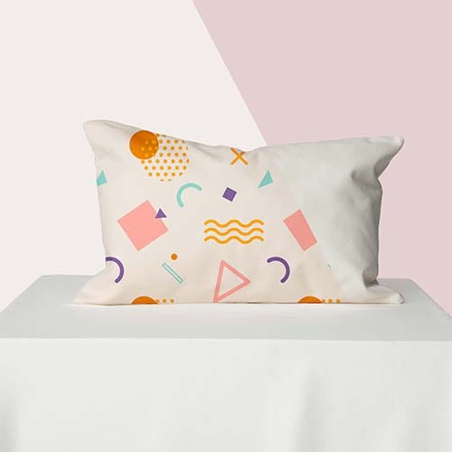 Picture of custom printed Cotton Linen Pillow Case