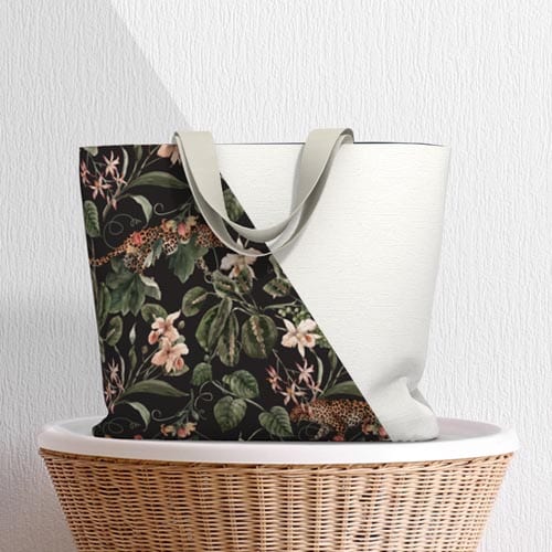 Picture of custom printed Cotton Market Tote