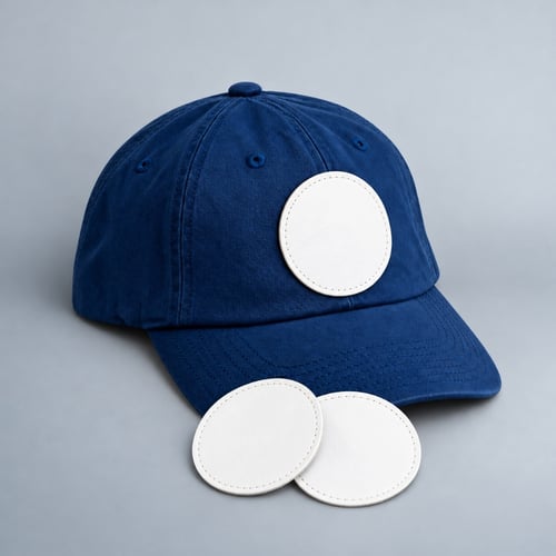 Photo de Casquette souple avec écusson imprimé imprimés sur mesure
