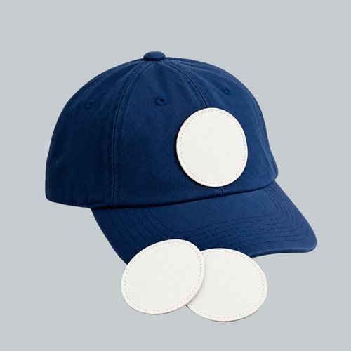 Picture of custom printed Dad Cap with Printed Patch