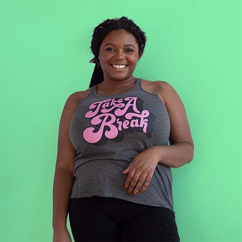 Picture of custom printed Flow Racerback Tank Top
