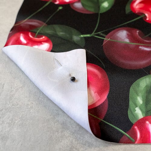 Picture of custom printed Heavy Satin Fabric