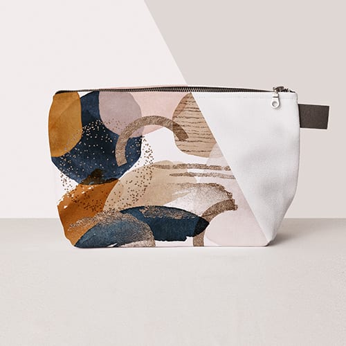 Picture of custom printed Makeup Bag