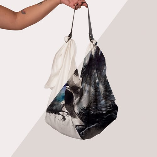 Picture of custom printed Origami Tote