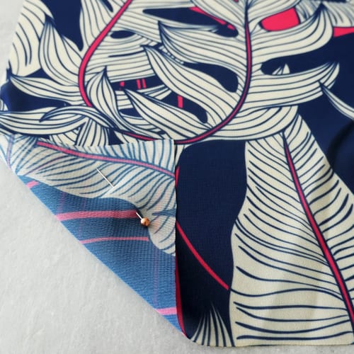 Picture of custom printed Polychiffon Fabric