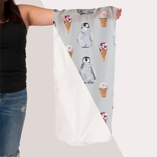 Picture of custom printed Polychiffon Scarf