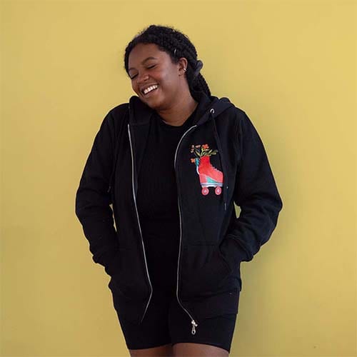 Picture of custom printed Premium Zipper Hoodie