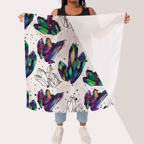 Picture of custom printed Silk Habotai Scarf