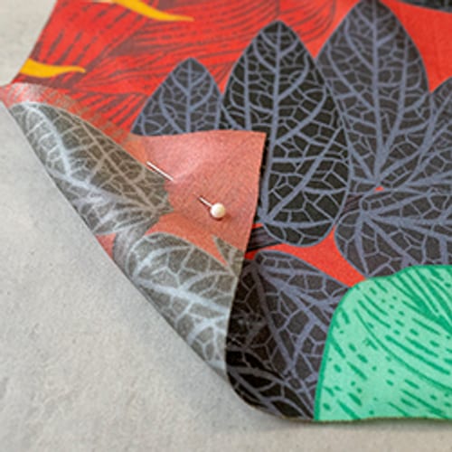 Picture of custom printed Silk Twill Fabric