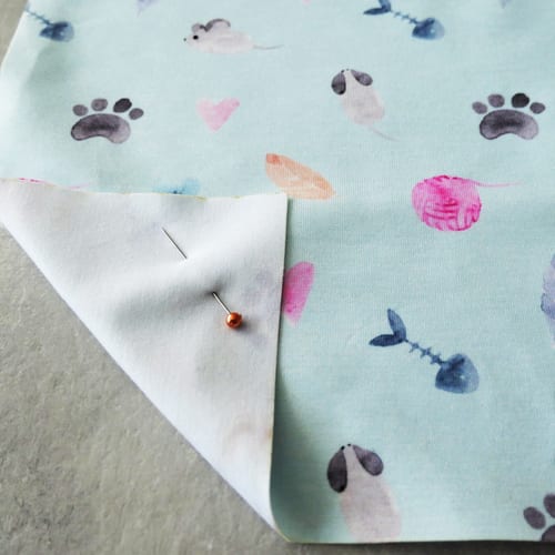 Picture of custom printed Spun Polyester Fabric