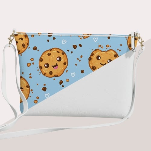 Picture of custom printed Vegan Leather Crossbody Purse