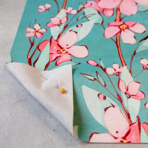 Picture of custom printed Velveteen Fabric