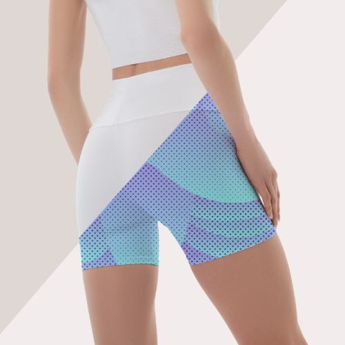 Picture of custom printed Yoga Shorts