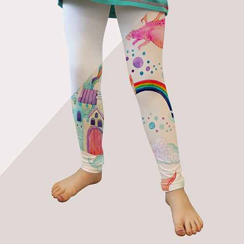 Picture of custom printed Youth leggings