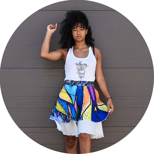 Comfort racerback tank top photo