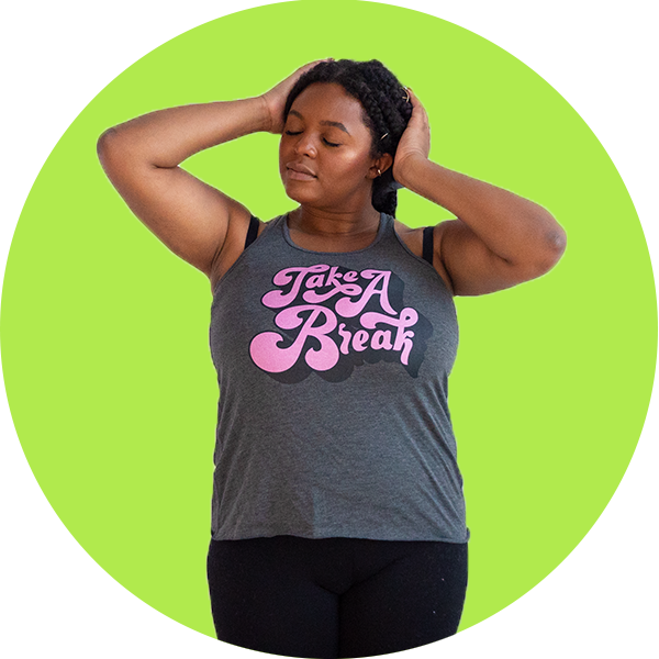 Flow racerback tank top photo