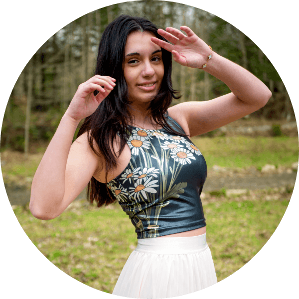 Glitter Athletic crop top photo
