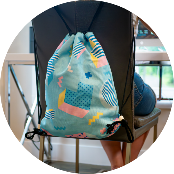 Sac à cordon premium photo