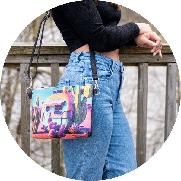 Vegan Leather Crossbody Purse photo