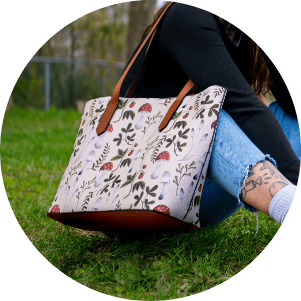 Vegan Leather Tote Bag photo