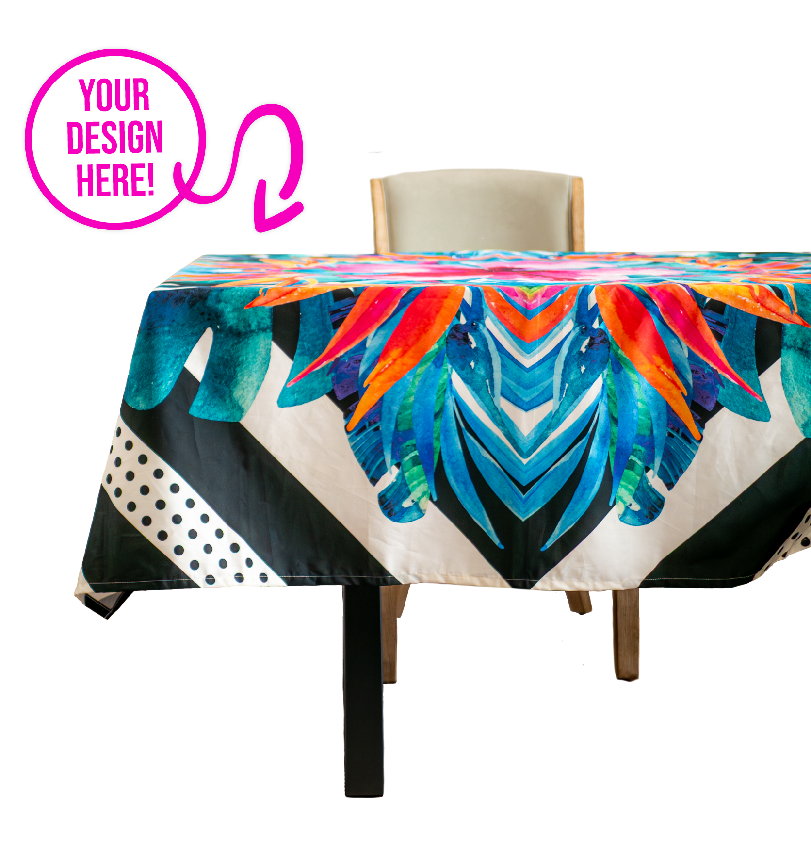 Picture of Cotton-Sateen Tablecloth
