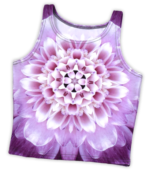 Picture of a custom printed Athletic Crop Top